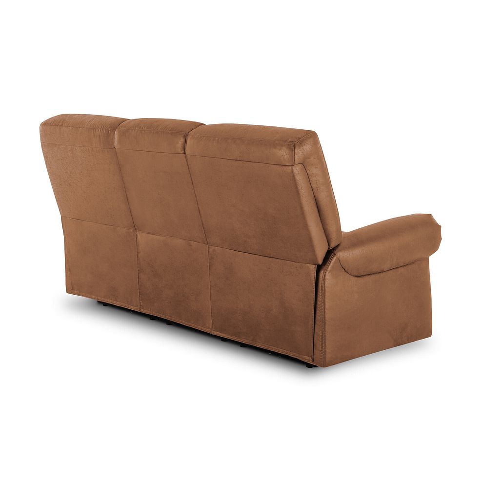 Eastbourne 3 Seater Sofa in Ranch Brown Fabric 3