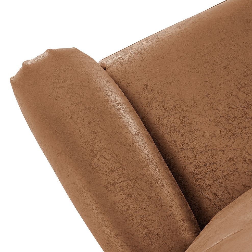 Eastbourne 3 Seater Sofa in Ranch Brown Fabric 5