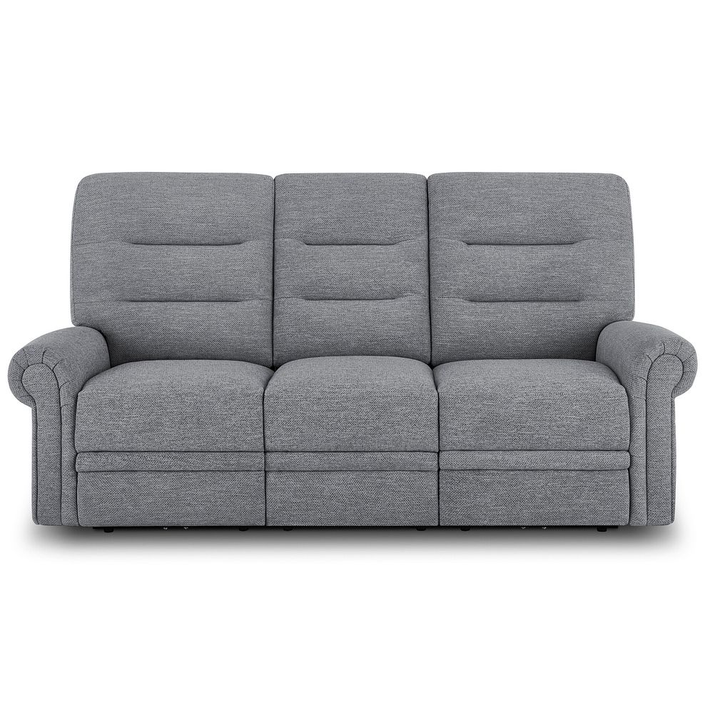 Eastbourne 3 Seater Sofa in Santos Steel Fabric 2