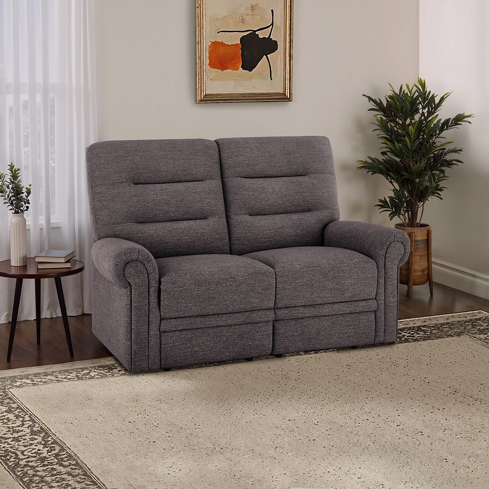Eastbourne 2 Seater Sofa in Andaz Charcoal Fabric 7