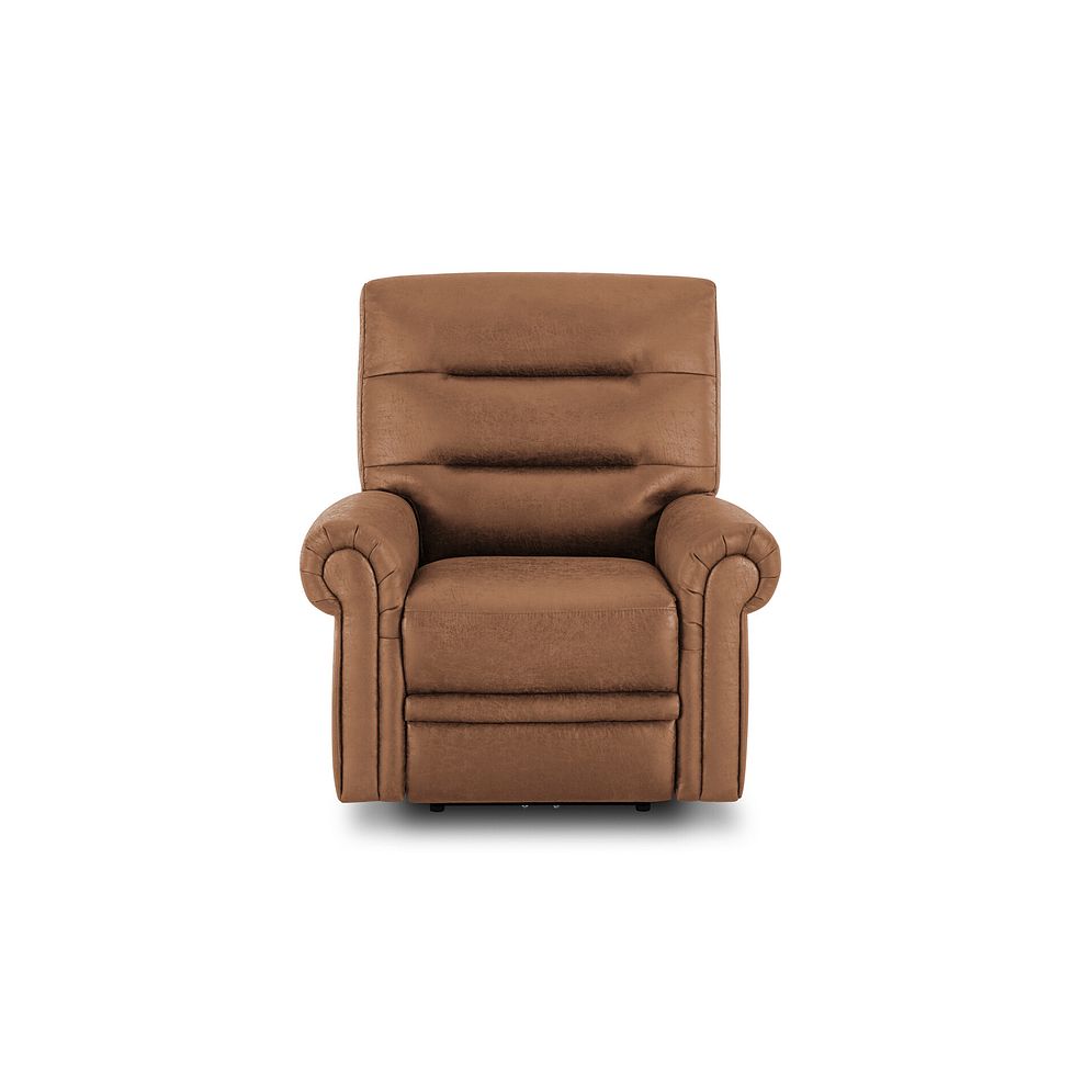 Eastbourne Armchair in Ranch Brown Fabric 2