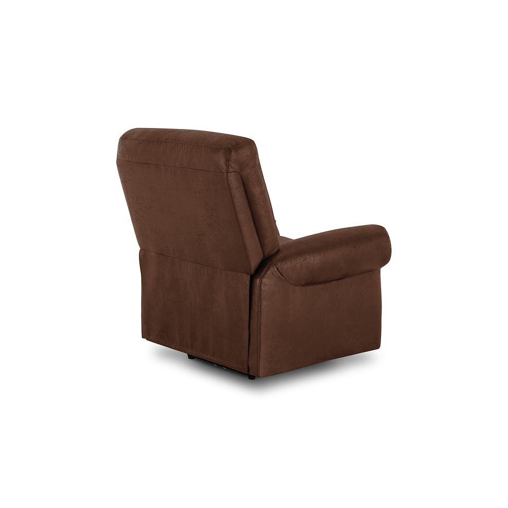 Eastbourne Armchair in Ranch Dark Brown Fabric 4