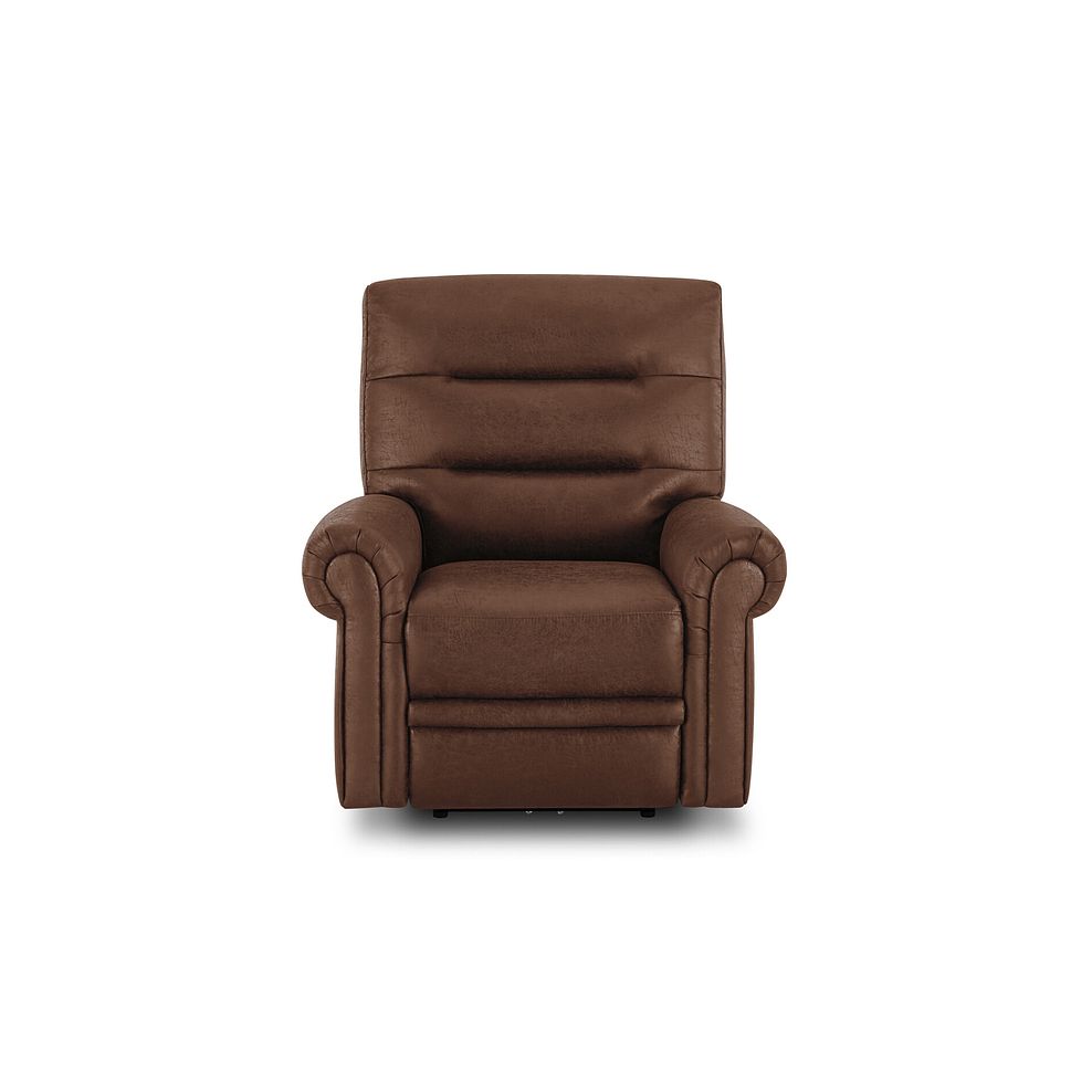 Eastbourne Armchair in Ranch Dark Brown Fabric 3