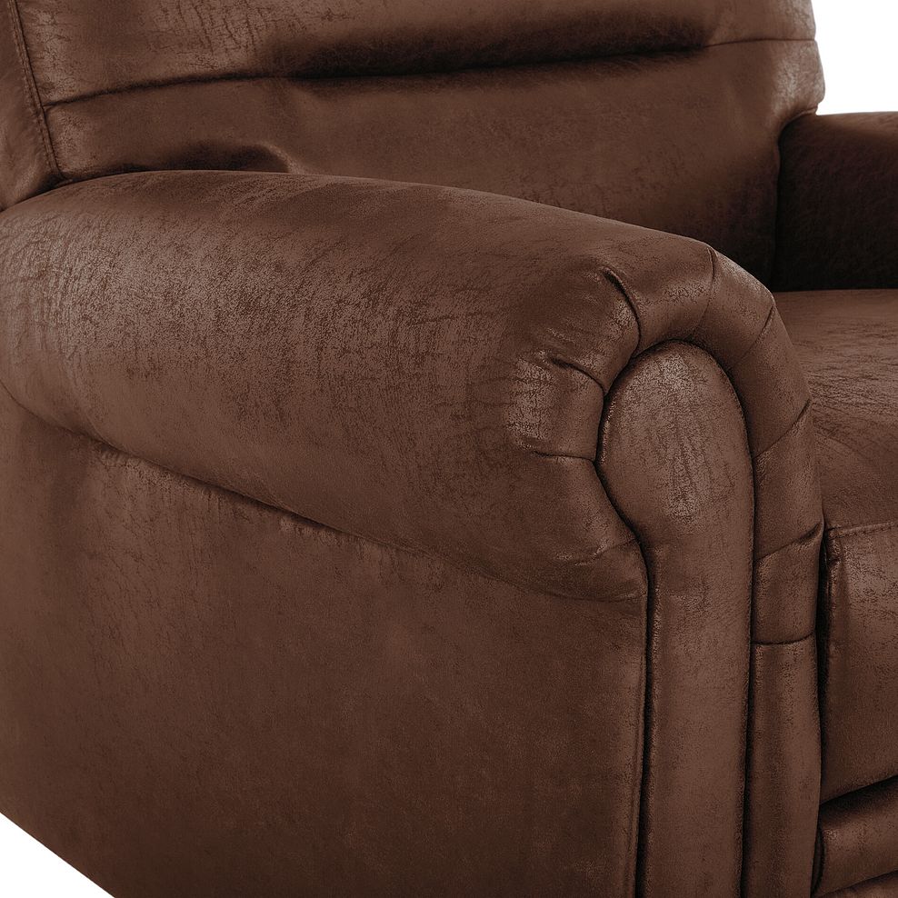 Eastbourne Armchair in Ranch Dark Brown Fabric 6