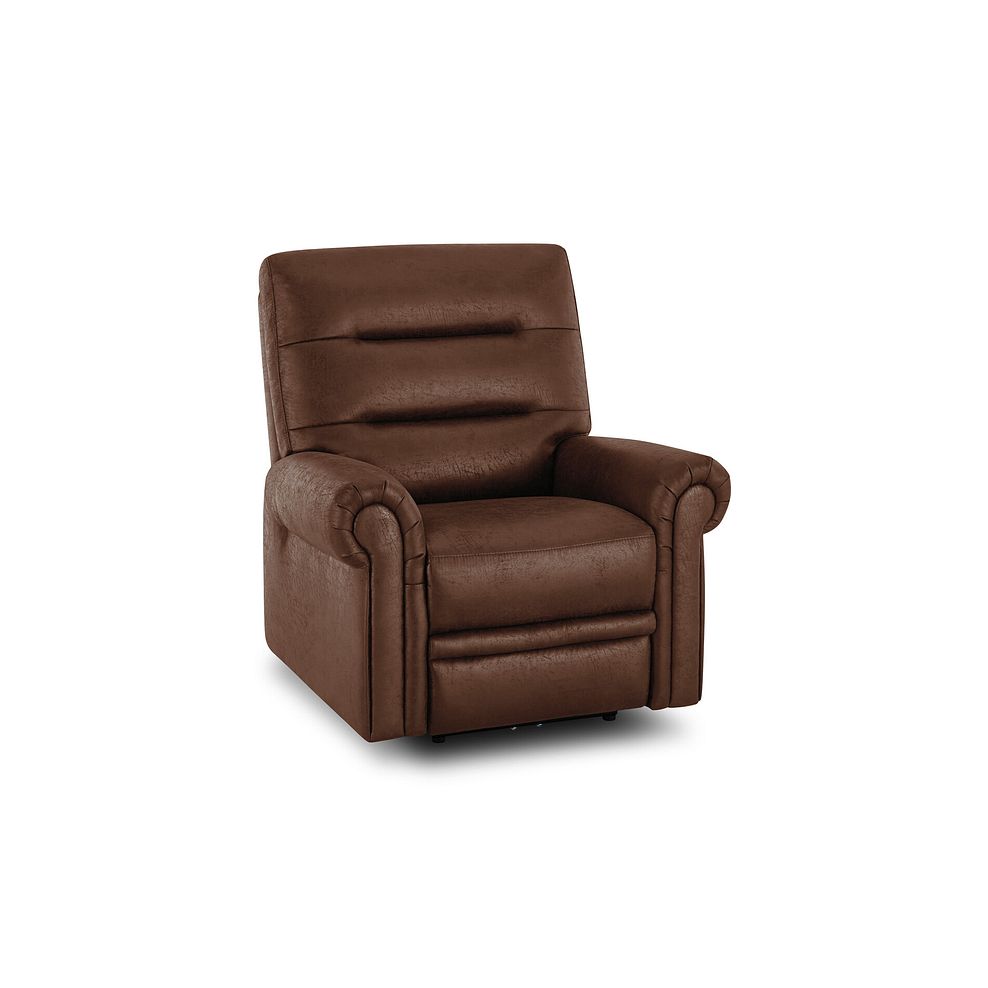 Eastbourne Armchair in Ranch Dark Brown Fabric 2