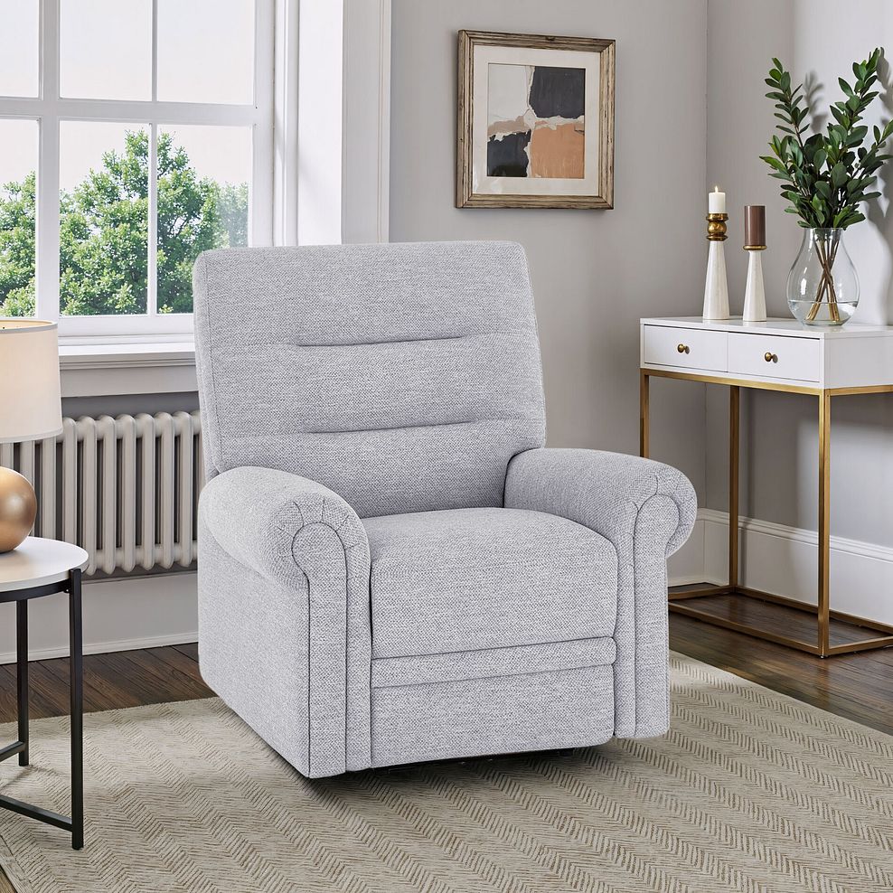 Eastbourne Armchair in Keswick Dove Fabric 1