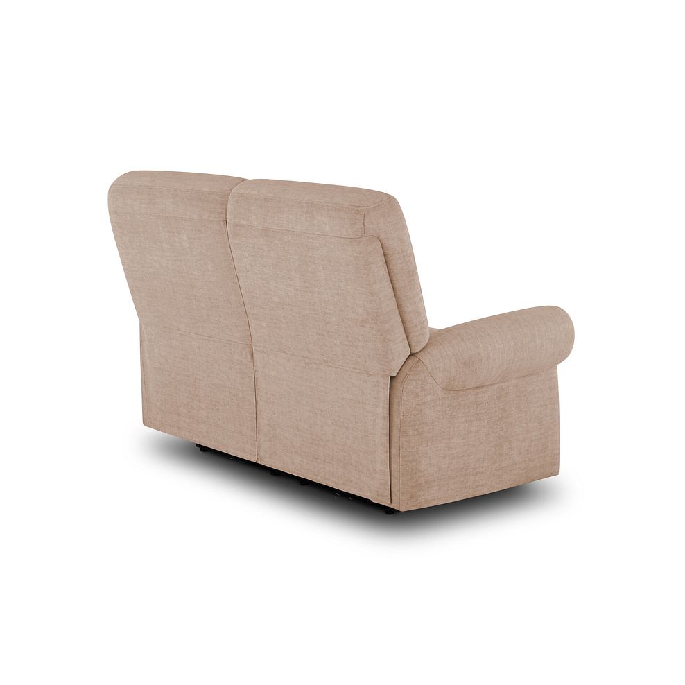 Eastbourne 2 Seater Sofa in Plush Beige Fabric 3