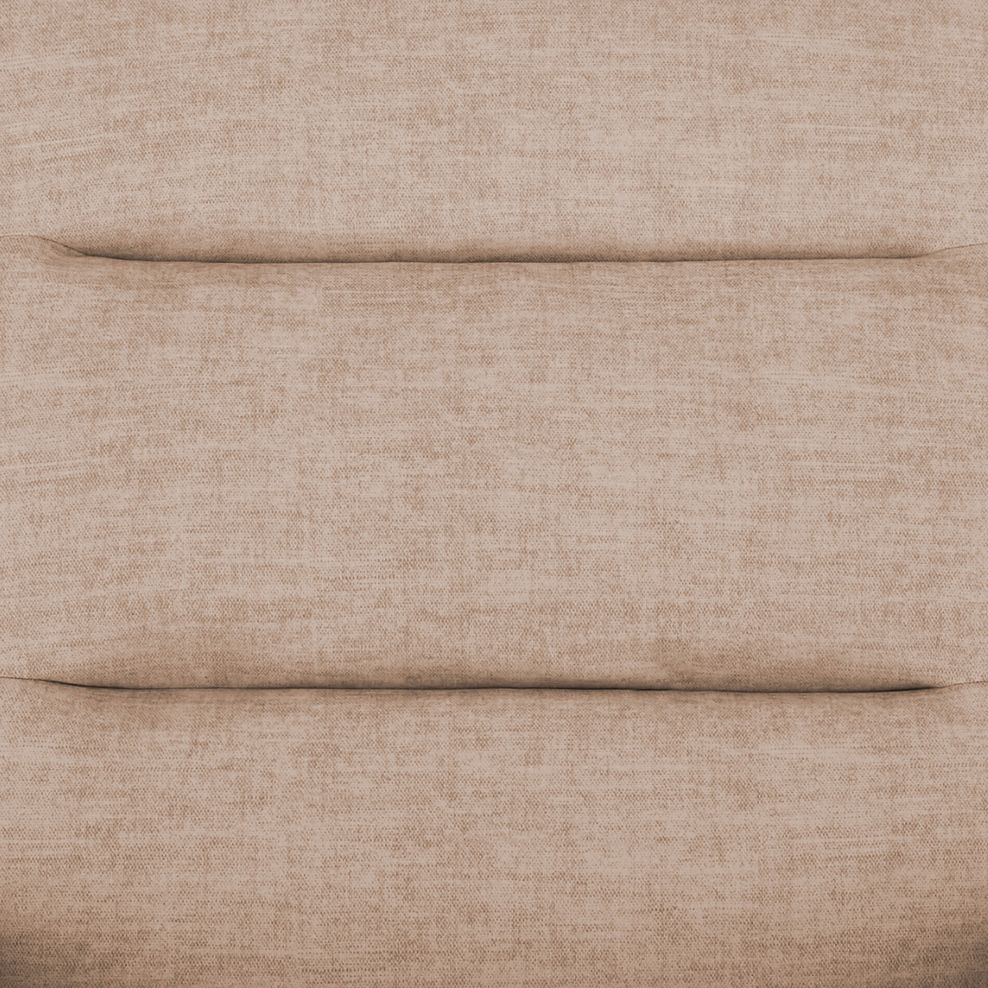Eastbourne 2 Seater Sofa in Plush Beige Fabric 5