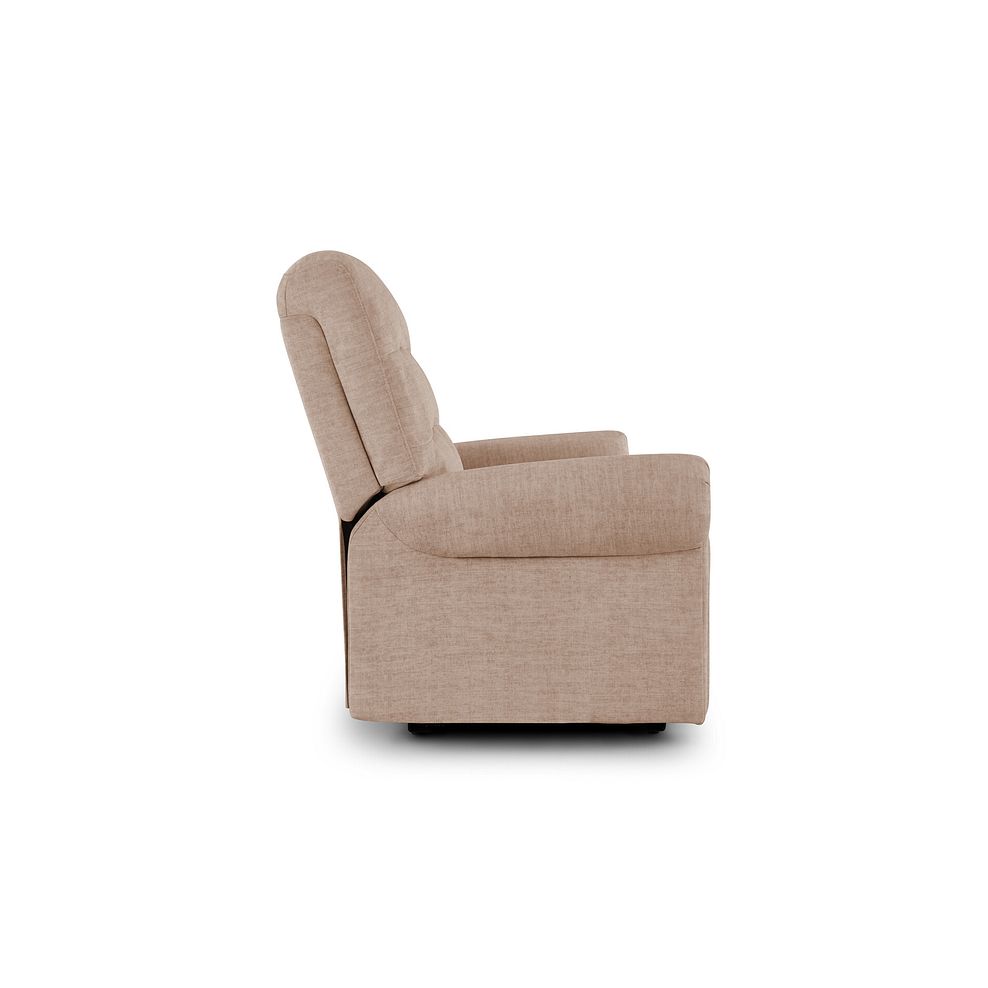 Eastbourne 3 Seater Sofa in Plush Beige Fabric 4