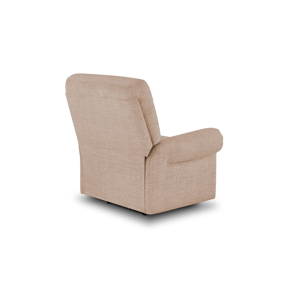 Eastbourne Armchair in Plush Beige Fabric 3