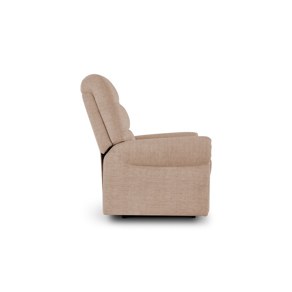 Eastbourne Armchair in Plush Beige Fabric 4