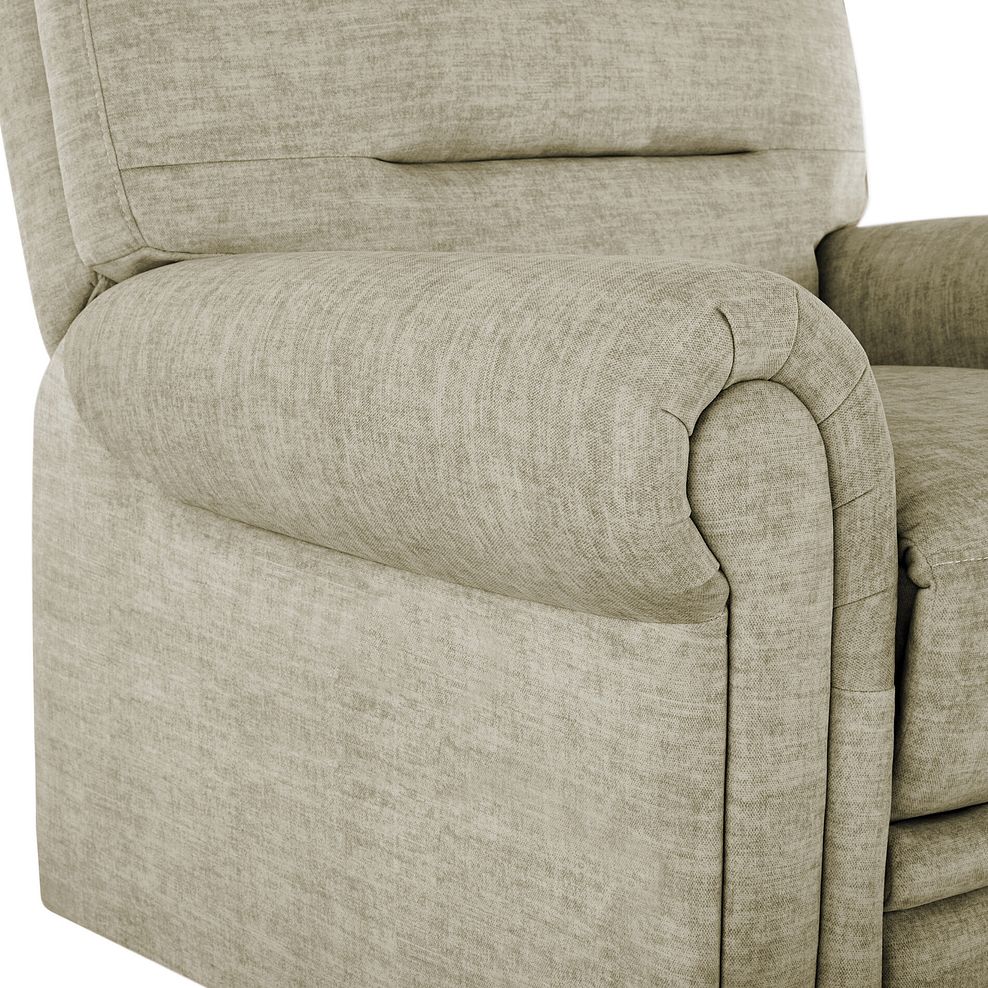 Eastbourne Armchair in Plush Beige Fabric 8