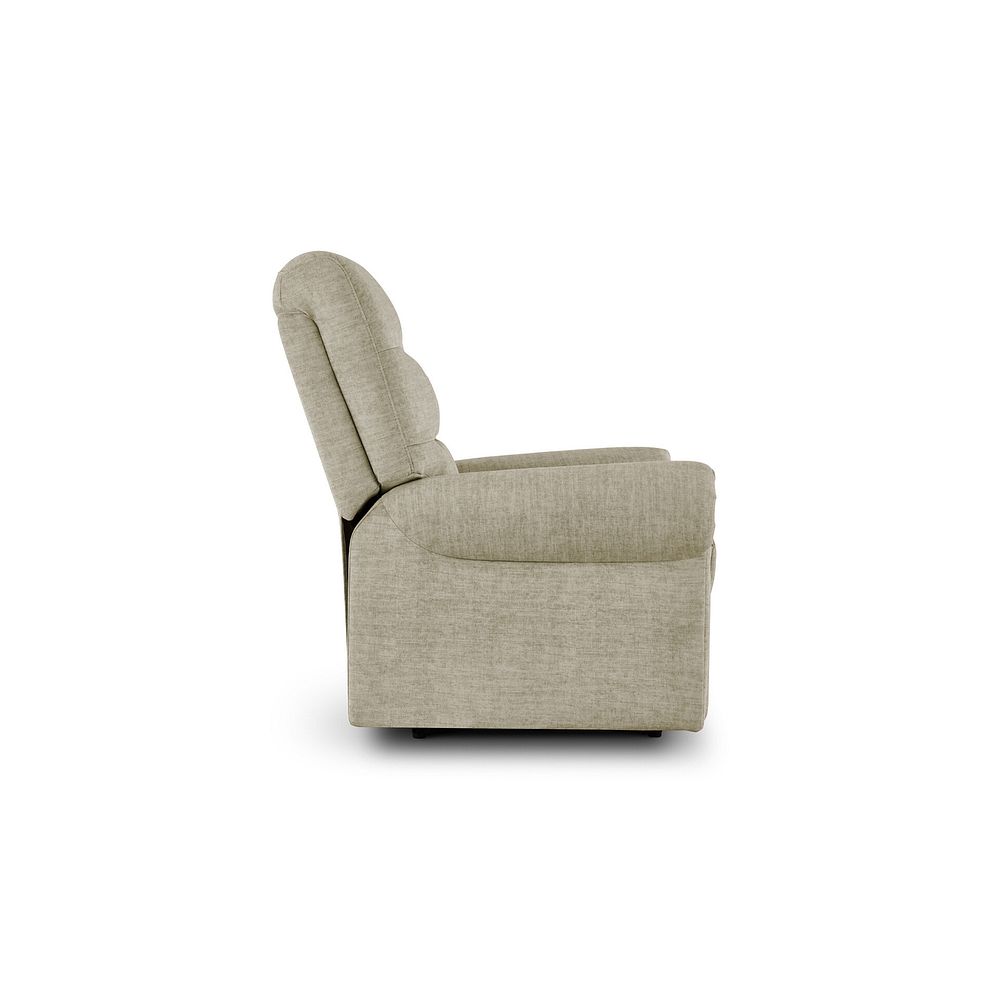 Eastbourne Armchair in Plush Beige Fabric 3