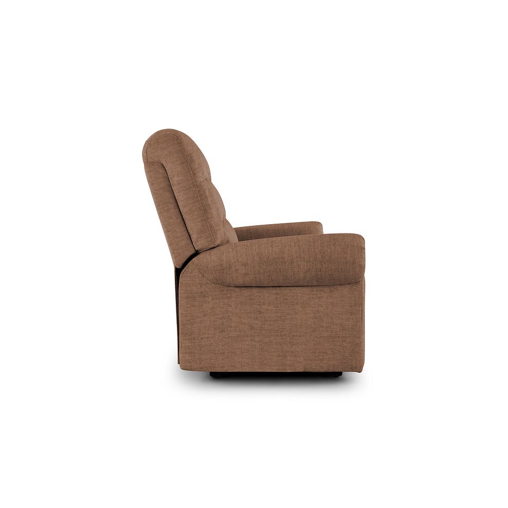 Eastbourne 2 Seater Sofa in Plush Brown Fabric 4