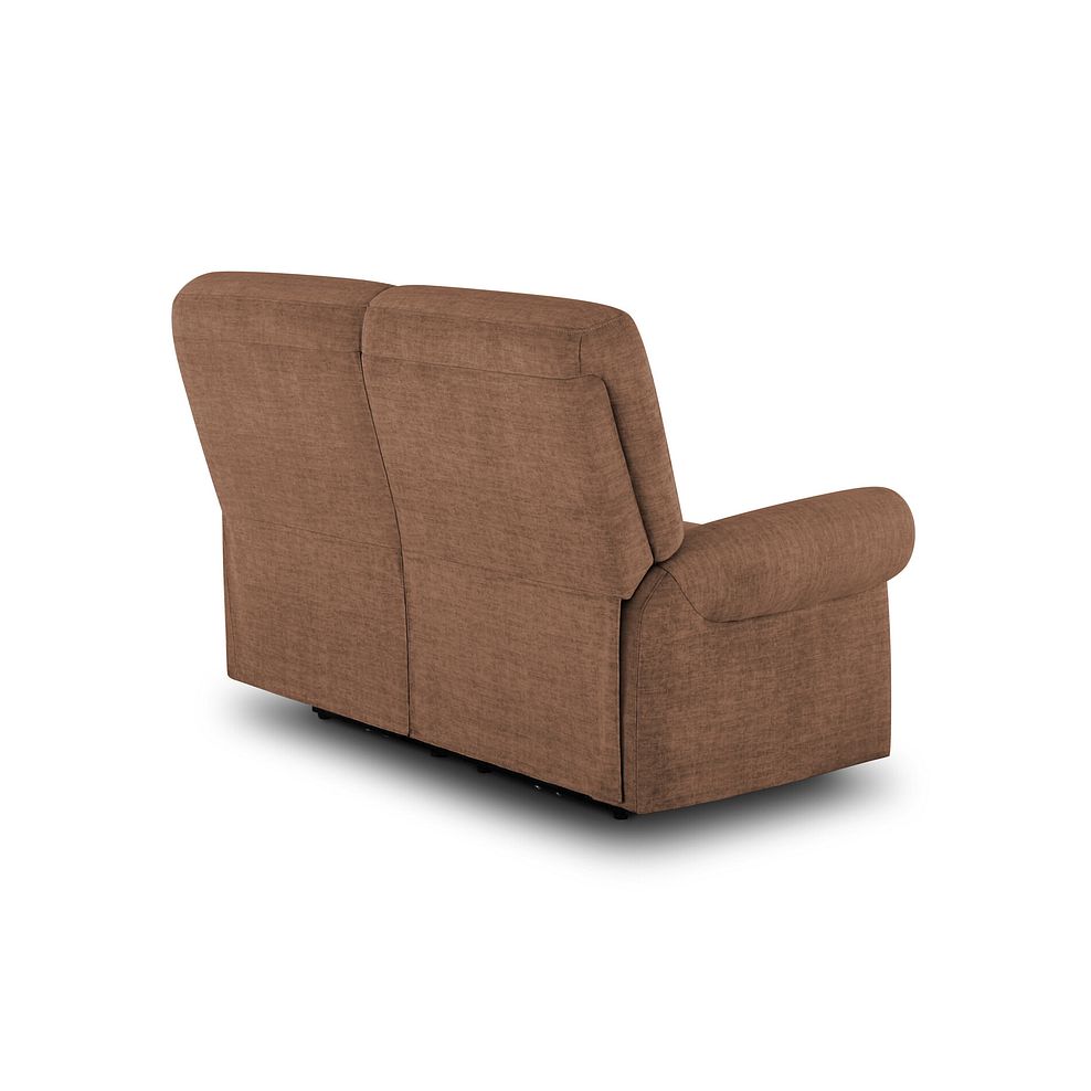 Eastbourne 2 Seater Sofa in Plush Brown Fabric 3
