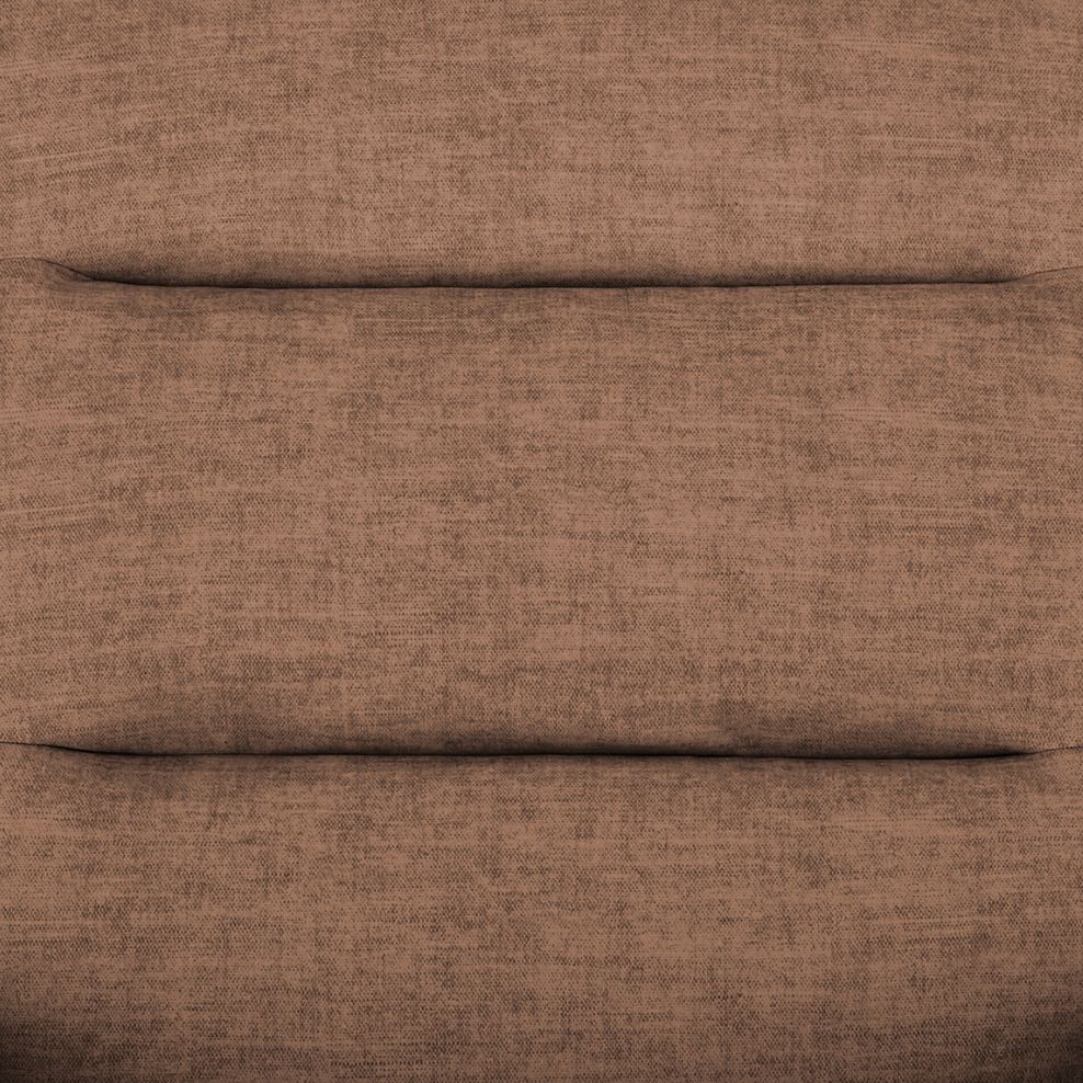 Eastbourne 3 Seater Sofa in Plush Brown Fabric Thumbnail 5