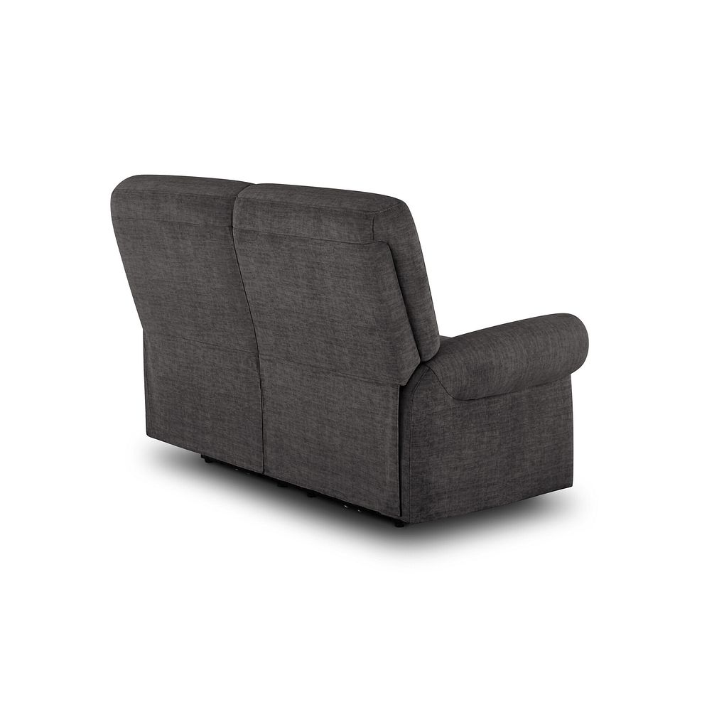 Eastbourne 2 Seater Sofa in Plush Charcoal Fabric 3