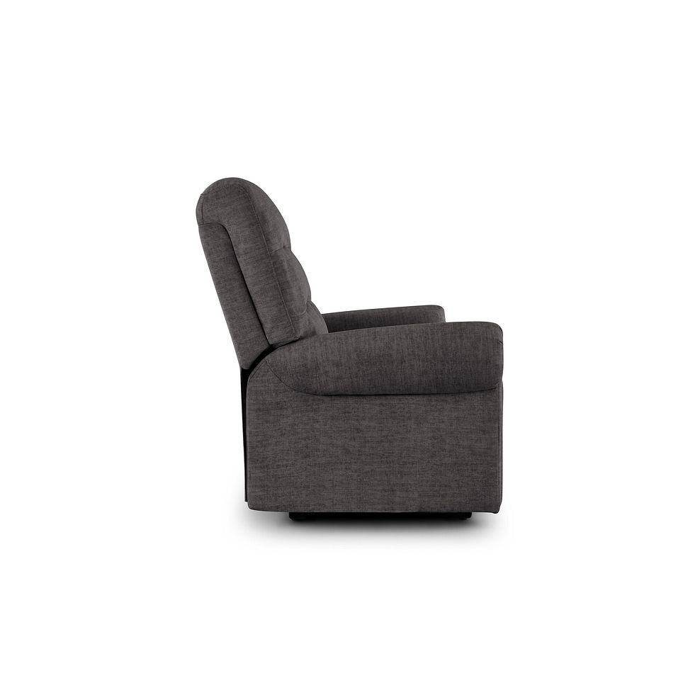 Eastbourne 3 Seater Sofa in Plush Charcoal Fabric 4