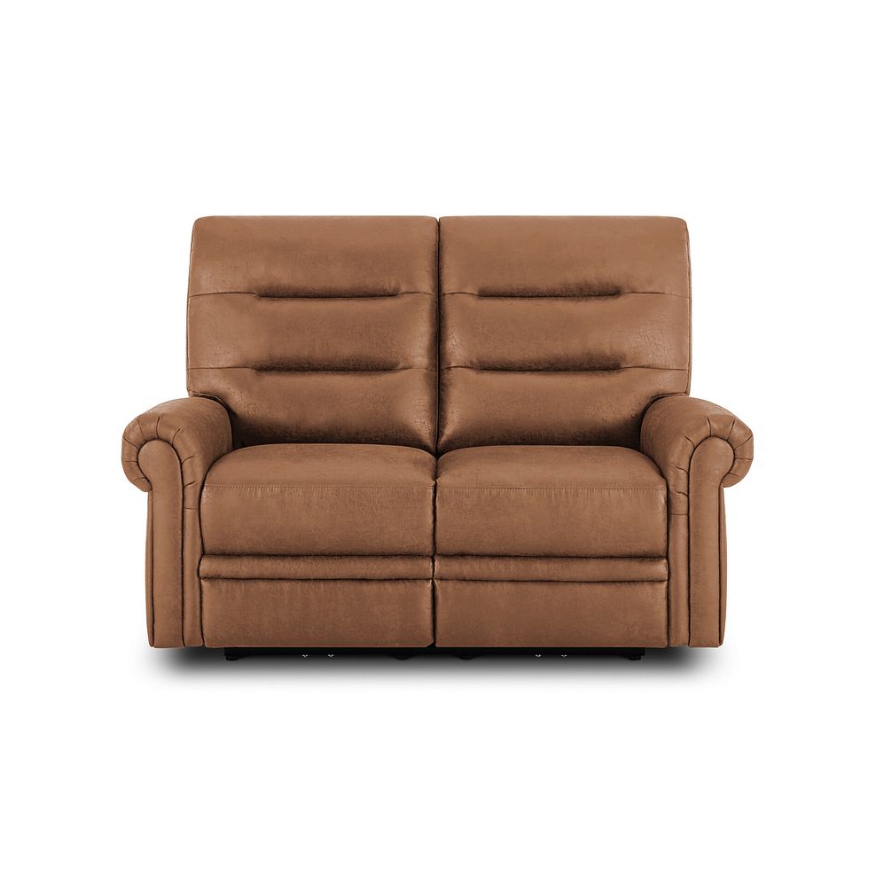 Eastbourne Recliner 2 Seater with USB - Ranch Brown Fabric 2