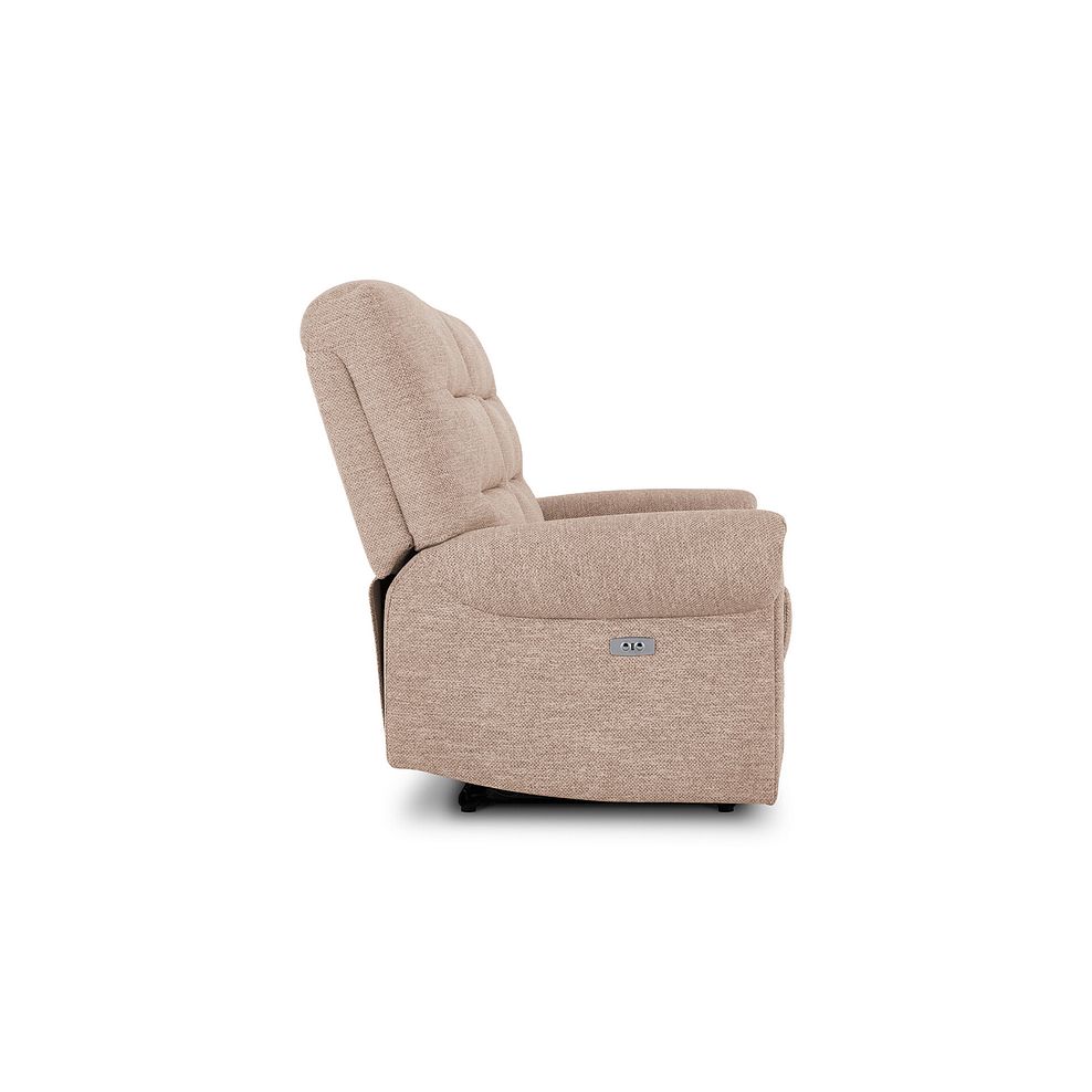 Eastbourne Recliner 2 Seater with USB in Jetta Beige Fabric 10