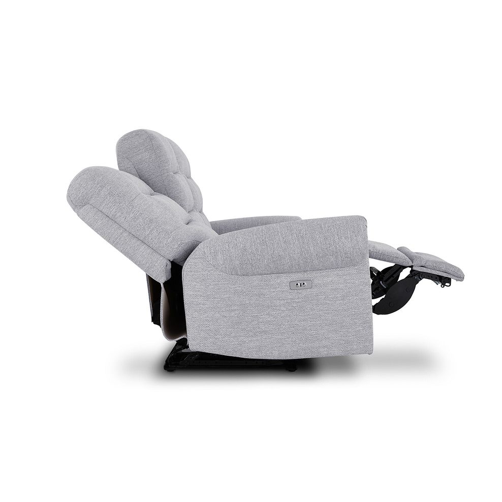 Eastbourne Recliner 3 Seater with USB in Keswick Dove Fabric 8