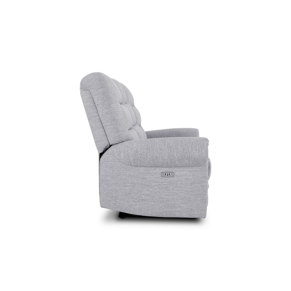 Eastbourne Recliner 3 Seater with USB in Keswick Dove Fabric 7