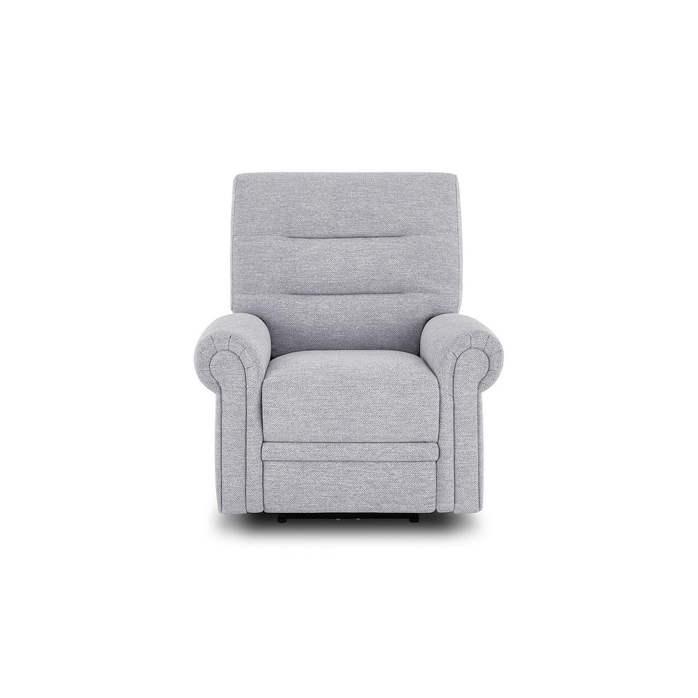 Eastbourne Recliner Armchair with USB in Keswick Dove Fabric 2