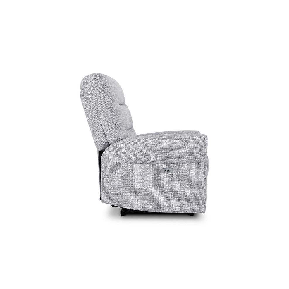 Eastbourne Recliner Armchair with USB in Keswick Dove Fabric 6