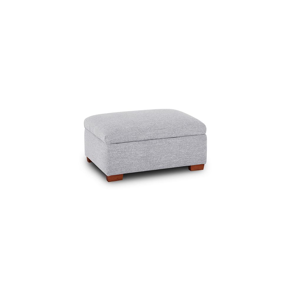 Eastbourne Storage Footstool in Keswick Dove Fabric 1