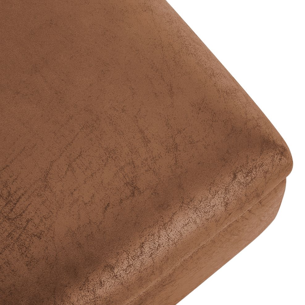 Eastbourne Storage Footstool in Ranch Brown Fabric 7