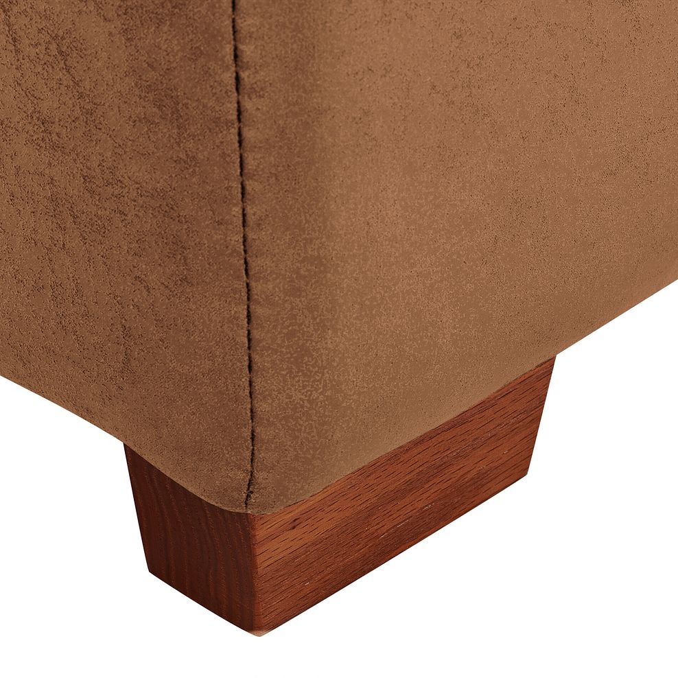 Eastbourne Storage Footstool in Ranch Brown Fabric 5