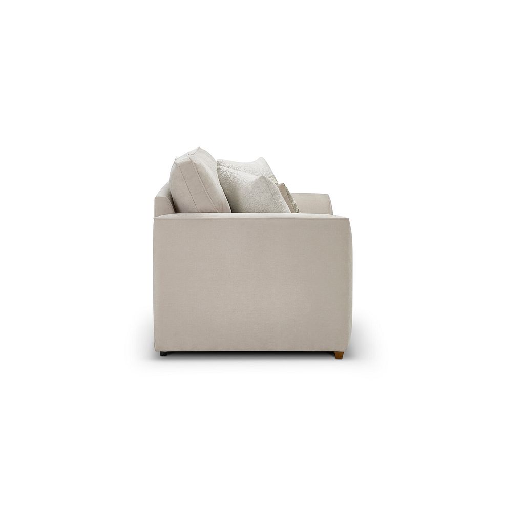 Eastley 2 Seater Sofa Bed in Limoge Beige Fabric with Beige Scatters 7