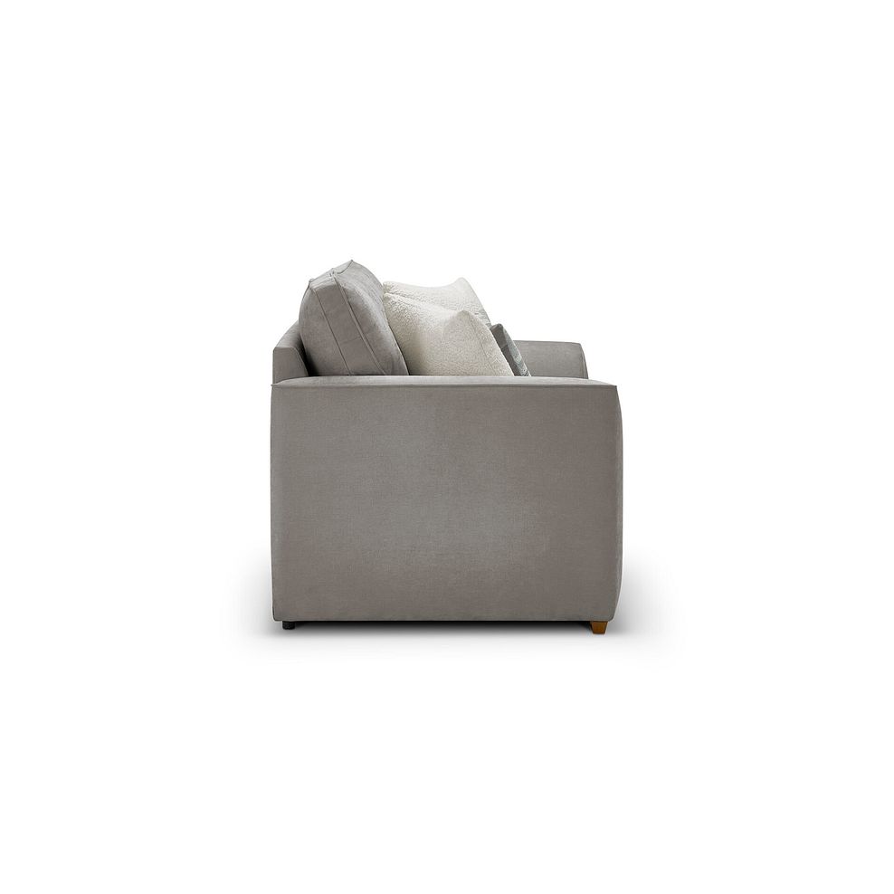 Eastley 2 Seater Sofa Bed in Limoge Fog Fabric with Silver Scatters 4