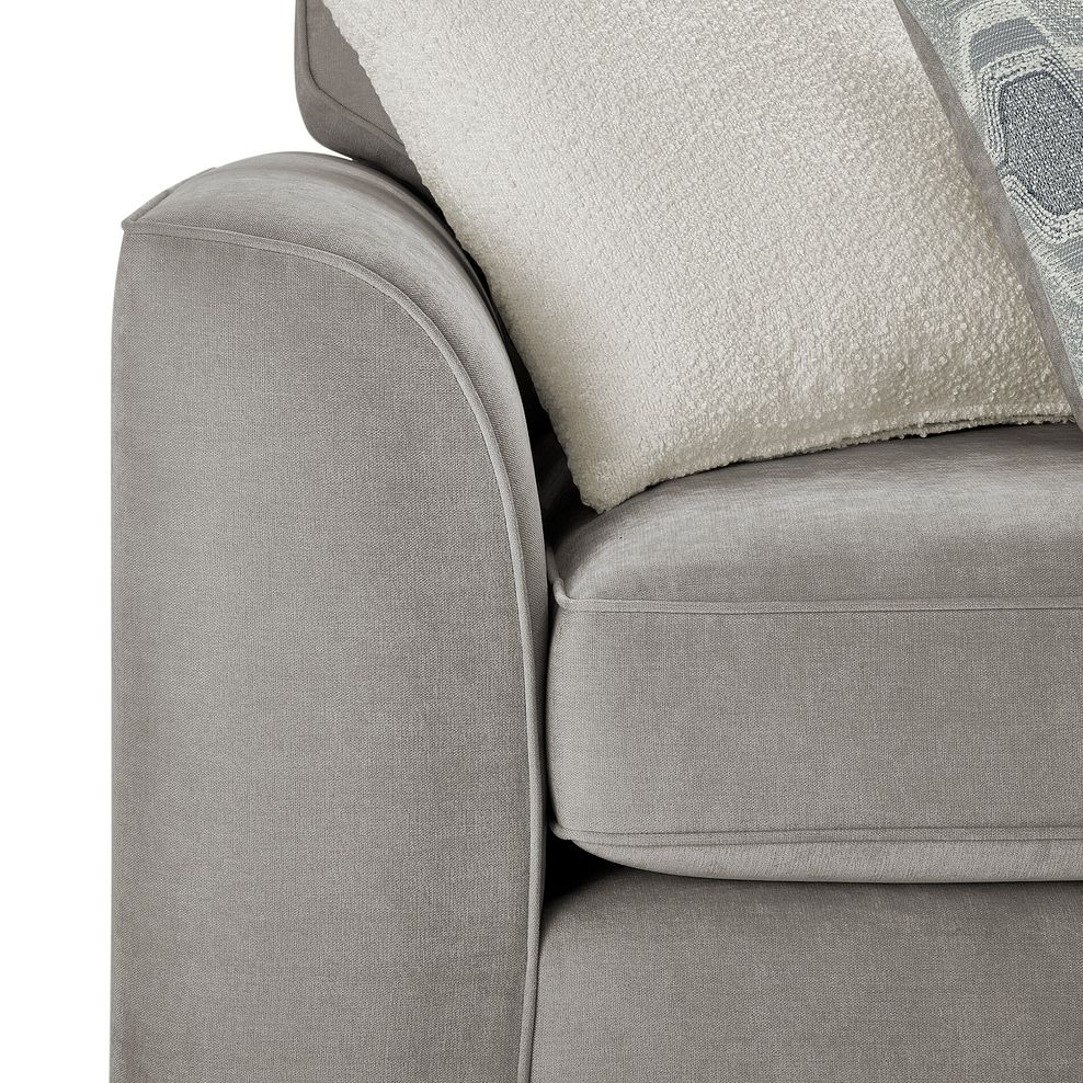 Eastley 2 Seater Sofa Bed in Limoge Fog Fabric with Silver Scatters 8