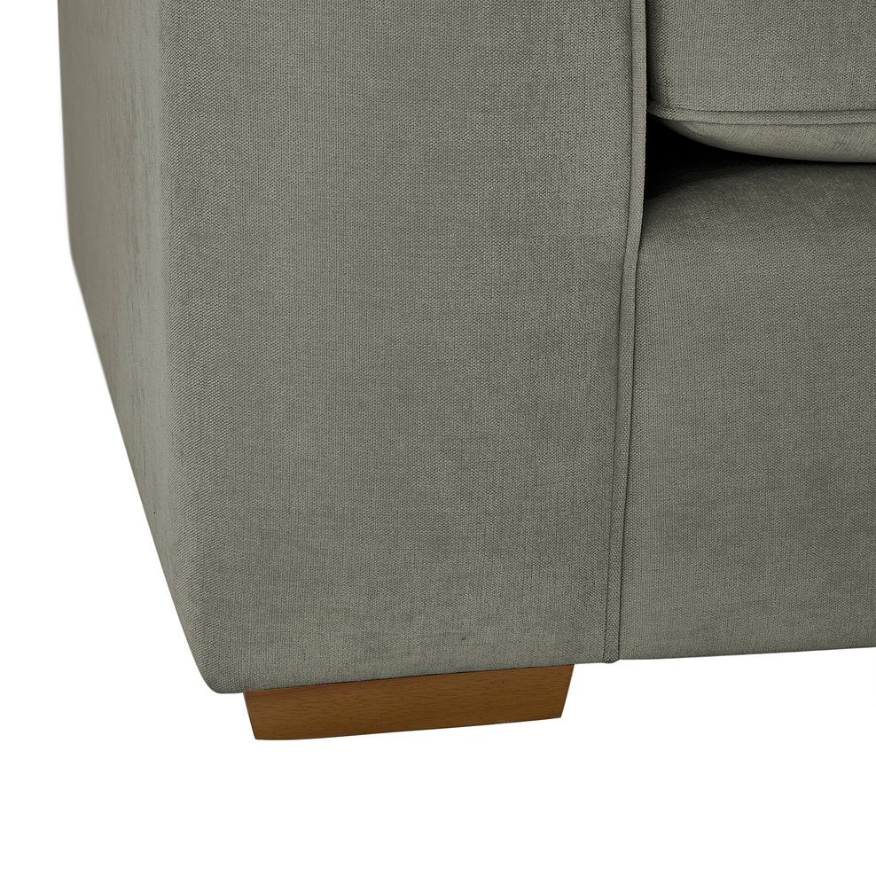 Eastley 2 Seater Sofa in Limoge Green Fabric with Beige Scatters 7