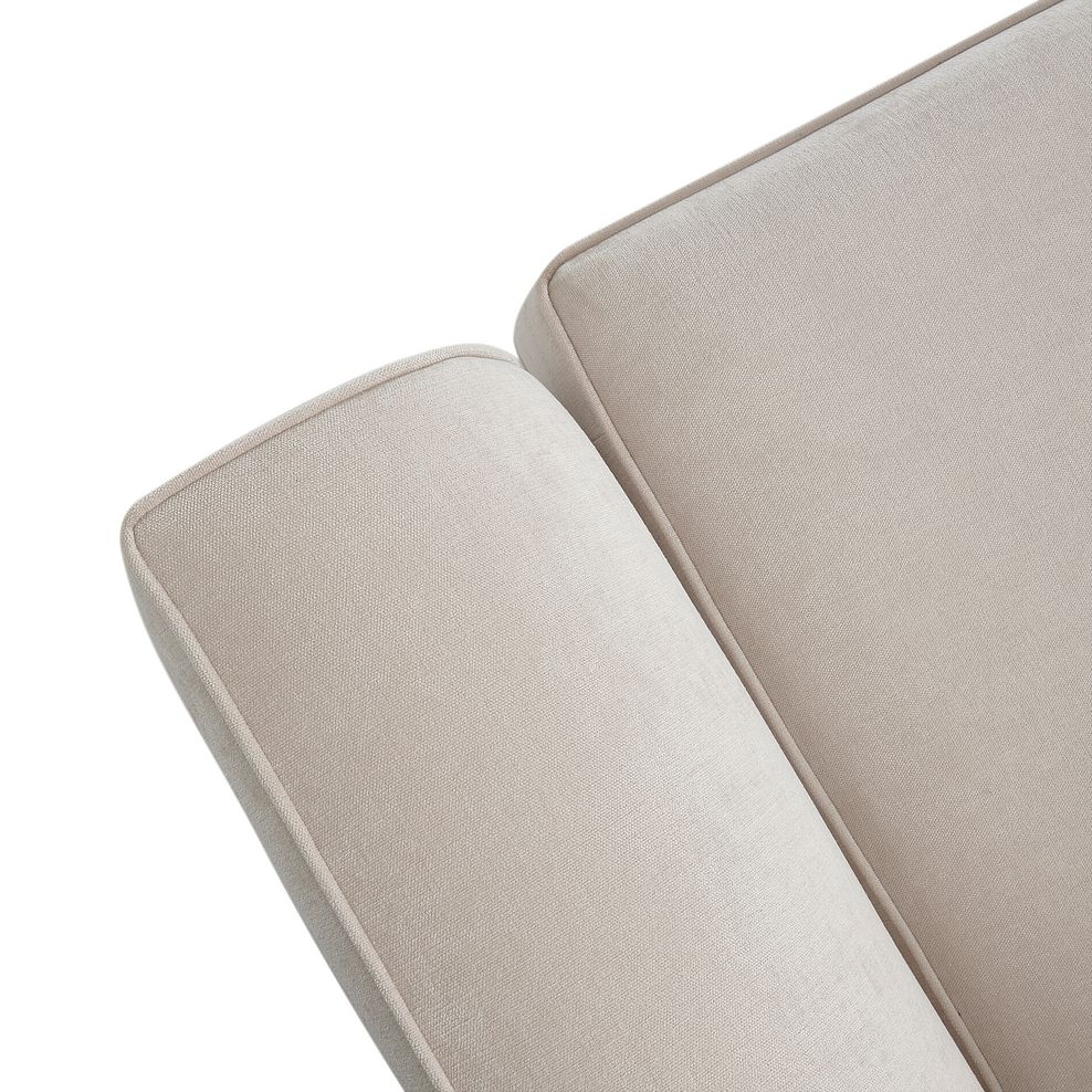 Eastley 3 Seater Sofa in Limoge Beige Fabric with Beige Scatters 13