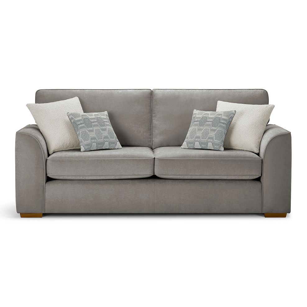 Eastley 3 Seater Sofa in Limoge Fog Fabric with Silver Scatters 2
