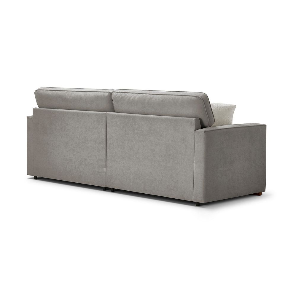 Eastley 4 Seater Sofa in Limoge Fog Fabric with Silver Scatters 4