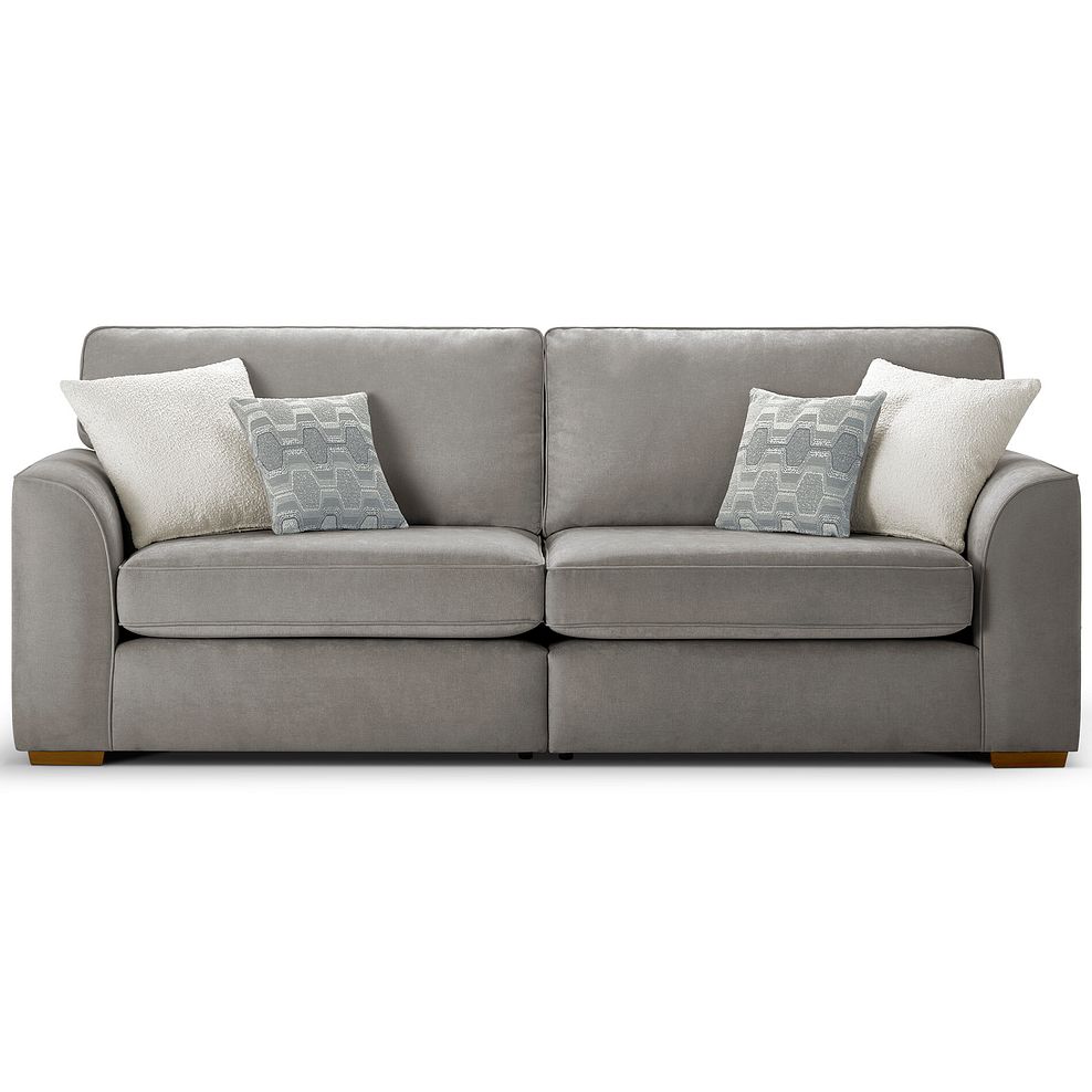 Eastley 4 Seater Sofa in Limoge Fog Fabric with Silver Scatters 2