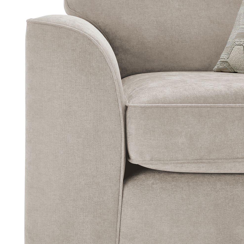 Eastley Armchair in Limoge Beige Fabric with Beige Scatters 7
