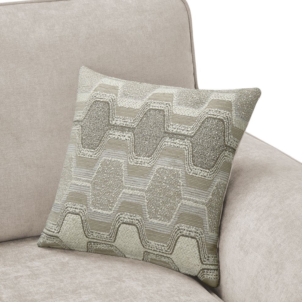 Eastley Armchair in Limoge Beige Fabric with Beige Scatters 5