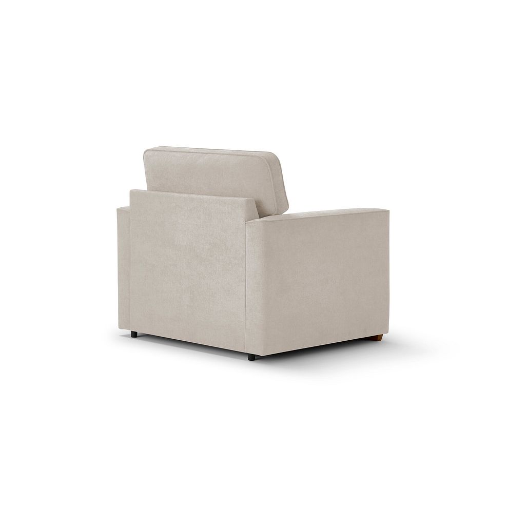 Eastley Armchair in Limoge Beige Fabric with Beige Scatters 4