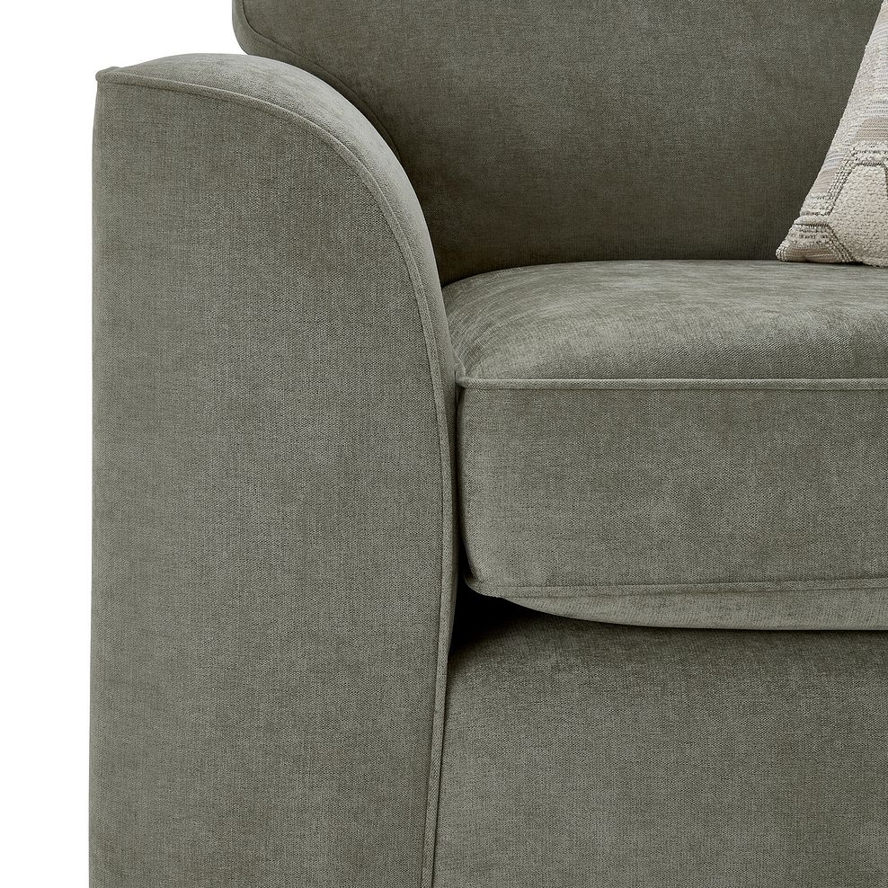 Eastley Armchair in Limoge Green Fabric with Beige Scatters 10