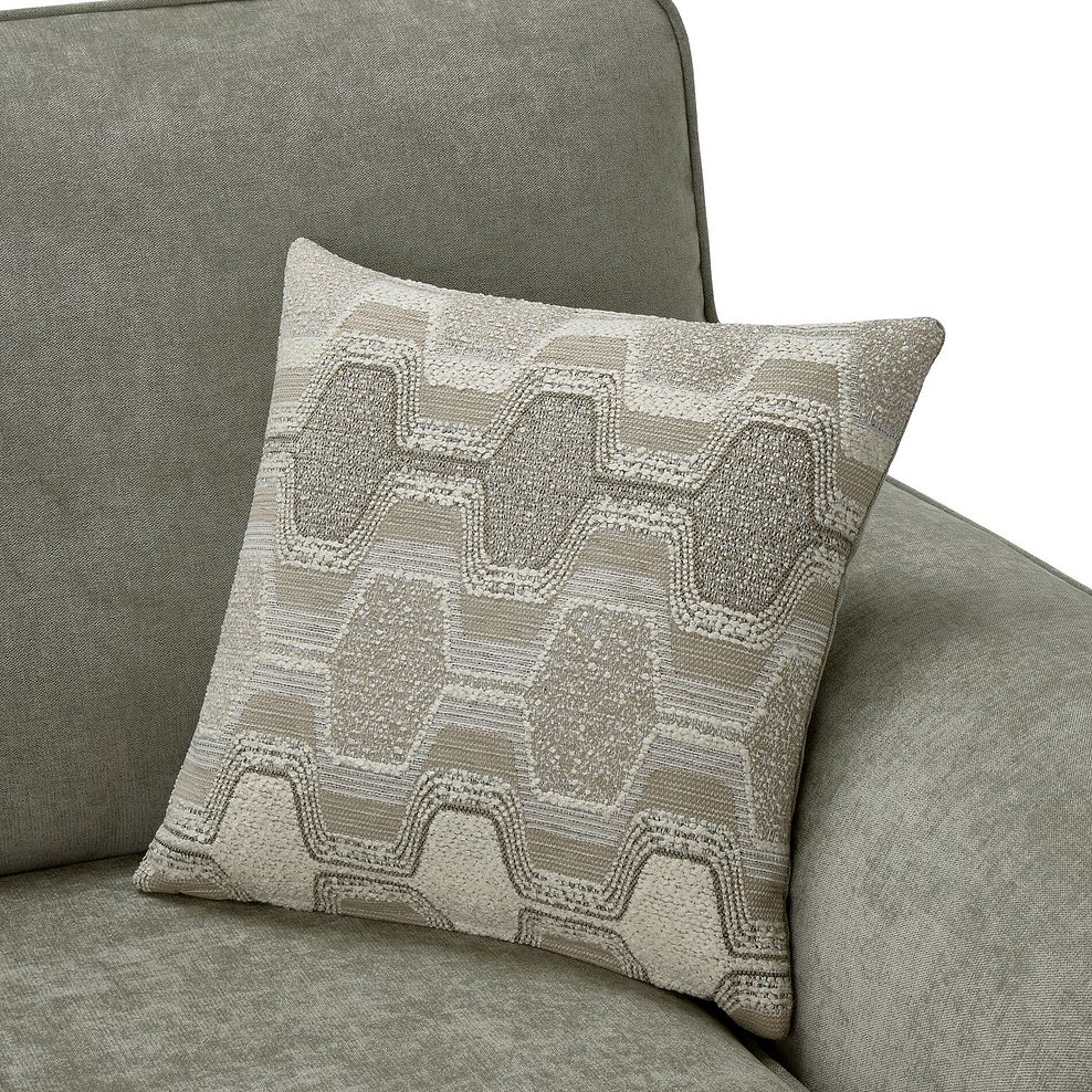 Eastley Armchair in Limoge Green Fabric with Beige Scatters 11