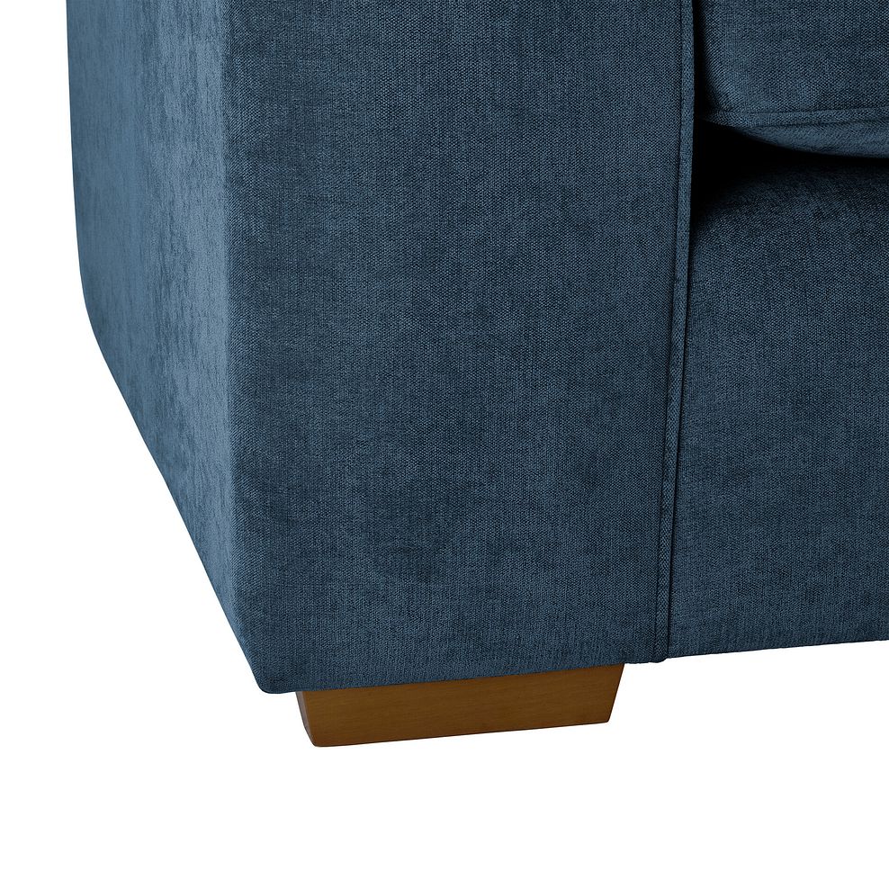 Eastley Armchair in Limoge Prussian Blue Fabric with Silver Scatters 10