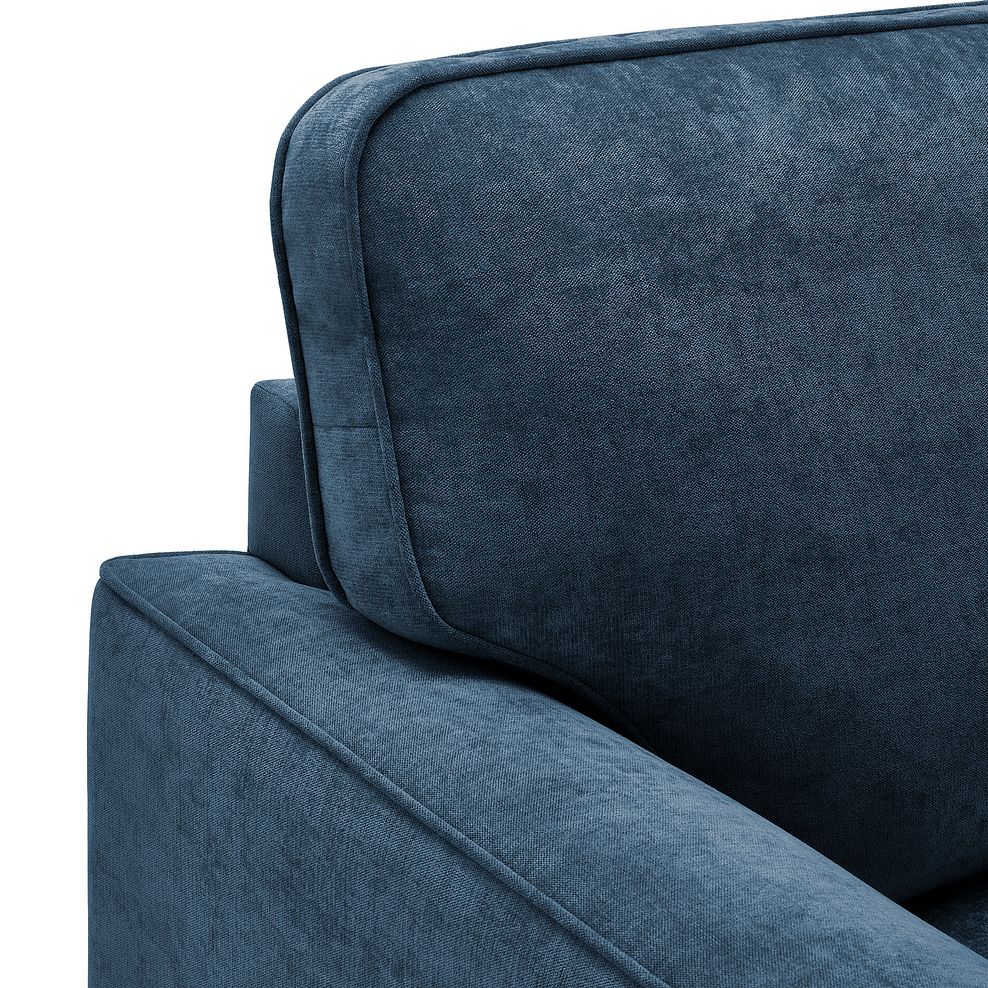 Eastley Armchair in Limoge Prussian Blue Fabric with Silver Scatters 8