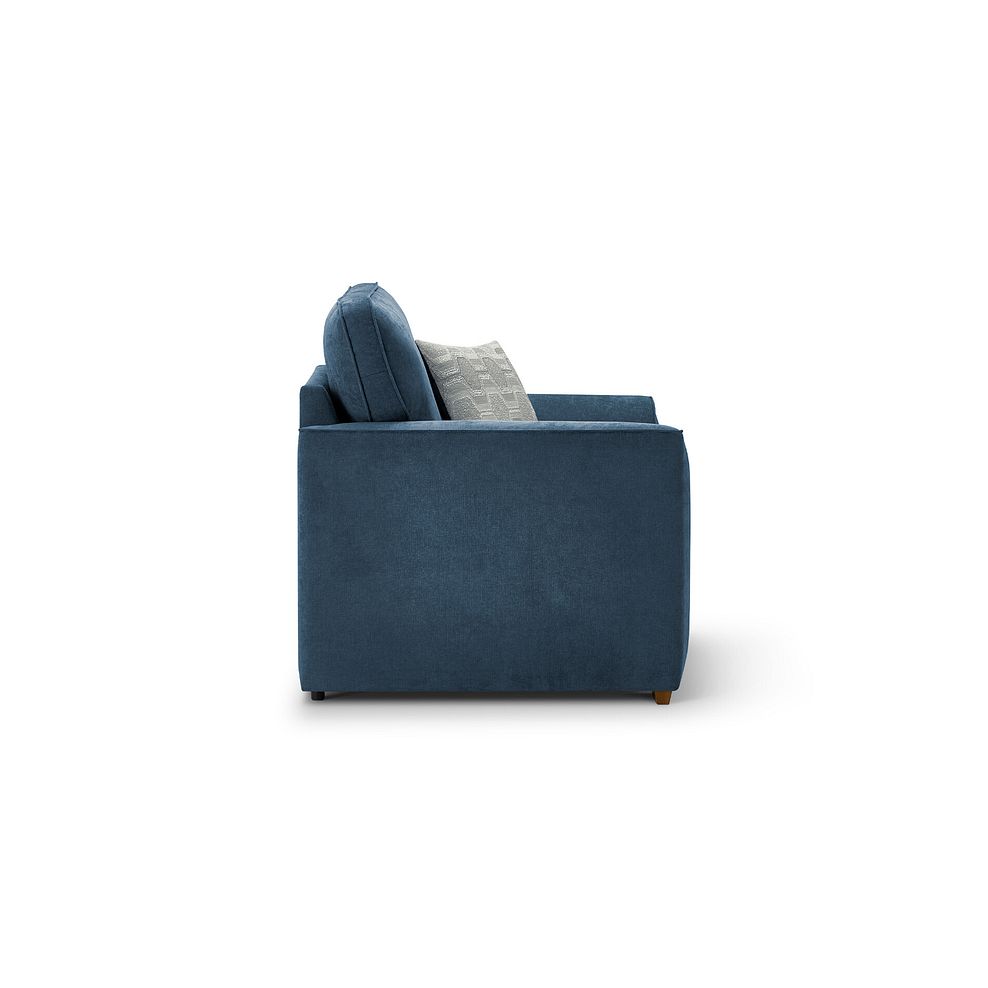 Eastley Armchair in Limoge Prussian Blue Fabric with Silver Scatters 3