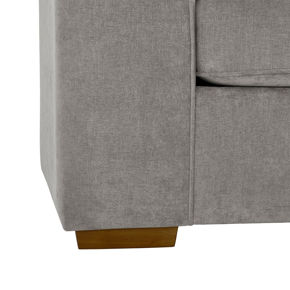 Eastley Left Hand Chaise Sofa Bed with Storage in Limoge Fog Fabric with Silver Scatters 15