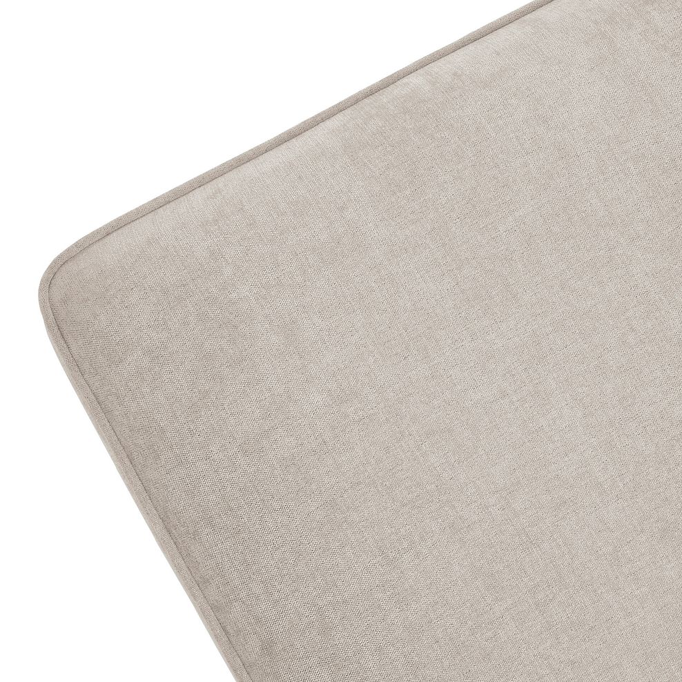 Eastley Left Hand Chaise Sofa in Limoge Beige Fabric with Beige Scatters 9