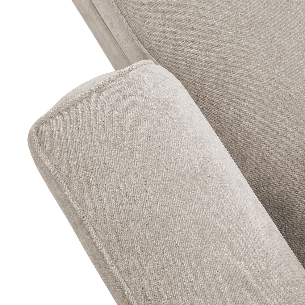 Eastley Left Hand Chaise Sofa with Storage in Limoge Beige Fabric with Beige Scatters 10